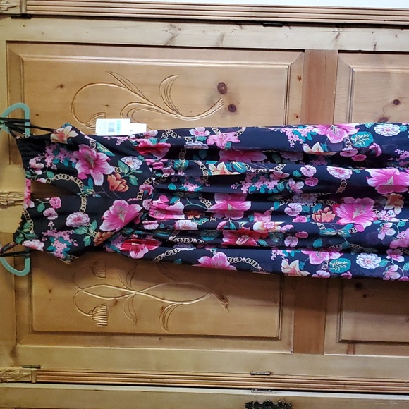 NWT Nicole Miller Studio Summer Maxi Dress sz 8 - Picture 1 of 10